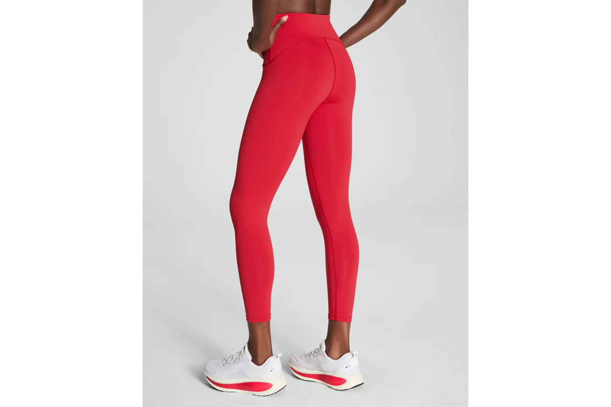 Spanx Booty Boost 7/8 Leggings with SecretSweat Tech in Spanx Red