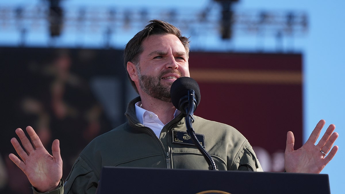 JD Vance speaks at Marine Corps 250th anniversary.