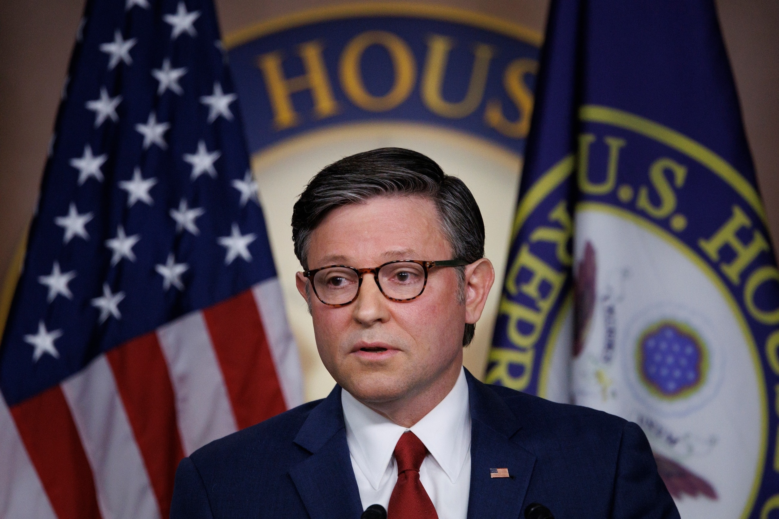 PHOTO: House Speaker Johnson Holds Press Conference On Day 41 Of Government Shutdown