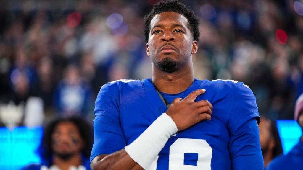 Giants starting Jameis Winston, not Russell Wilson, at QB vs. Packers with Jaxson Dart in concussion protocol