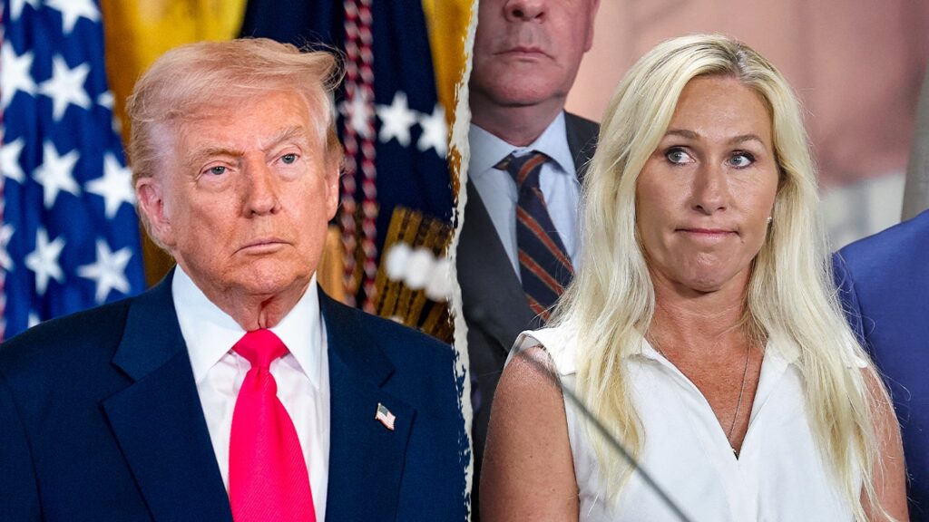 Private: Trump gives ex-ally Greene new nickname after dropped endorsement, says she betrayed ‘entire Republican Party’ Trump gives ex-ally Greene new nickname after dropped endorsement, says she betrayed 'entire Republican Party'