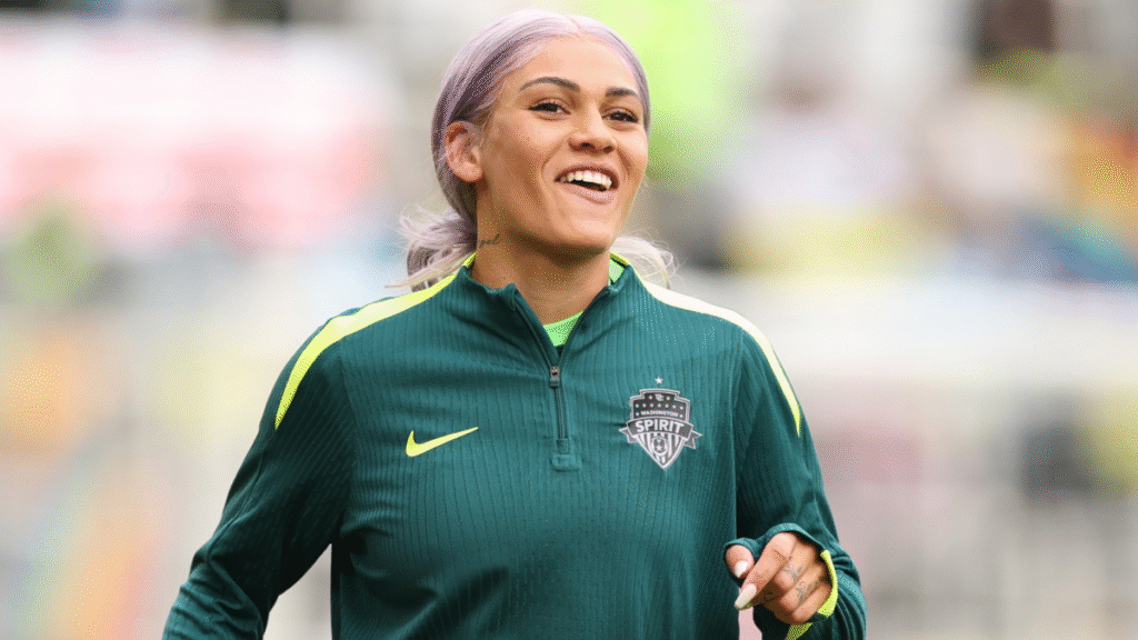 NWSL commissioner Jessica Berman addresses Trinity Rodman's contract talks and defends salary cap structure