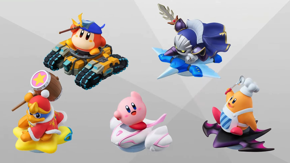Kirby Air Riders Amiibo Figure Players