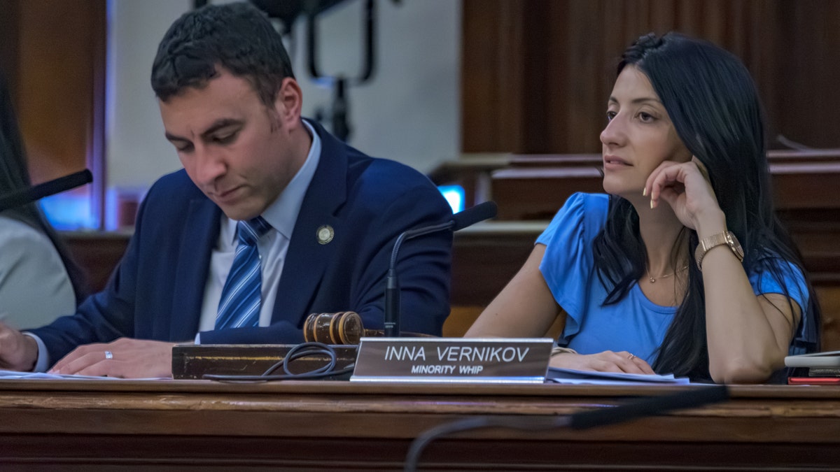 NYC Council member Inna Vernikov (right).