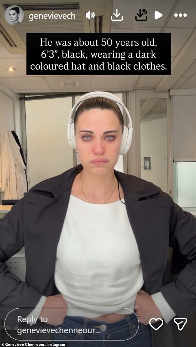 She described her assailant as 'about 50 years old, 6ft 3in, Black, wearing a dark-coloured hat and black clothes'