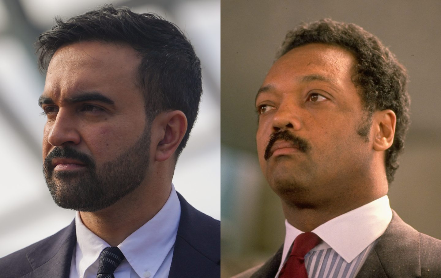 Zohran Mamdani and Jesse Jackson