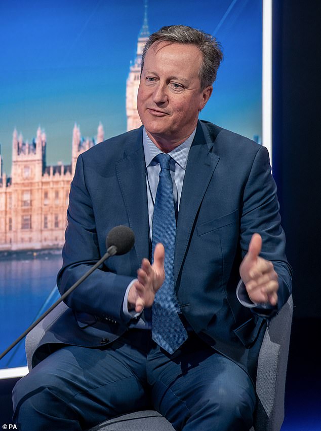 Lord Cameron served as the UK's Conservative Prime Minister from 2010 to 2016