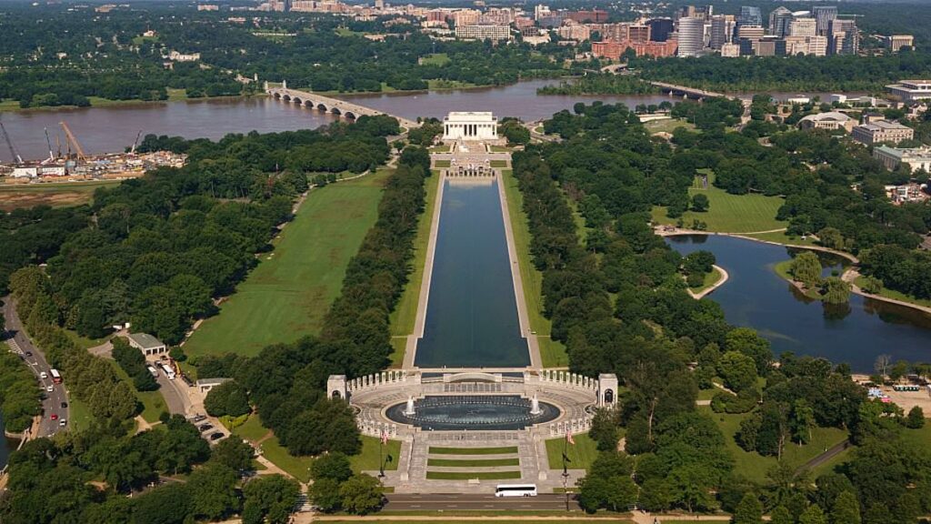 Trump reveals next DC renovation project to remove 'Biden filth' after White House ballroom