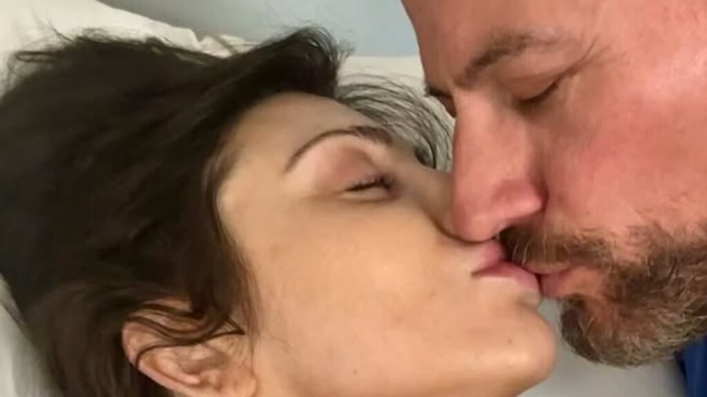 Bianca Wallace gives birth! Actress, 33, welcomes first 'angel' child with husband Ioan Gruffudd, 51, as they gush they are 'totally in love' amid court battles with ex Alice Evans