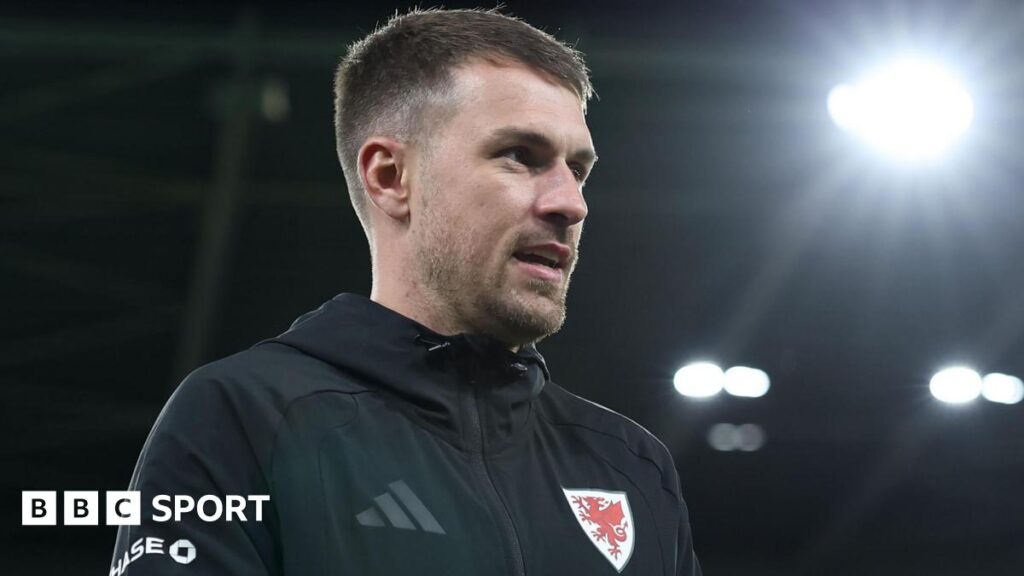 Aaron Ramsey before Wales face North Macedonia