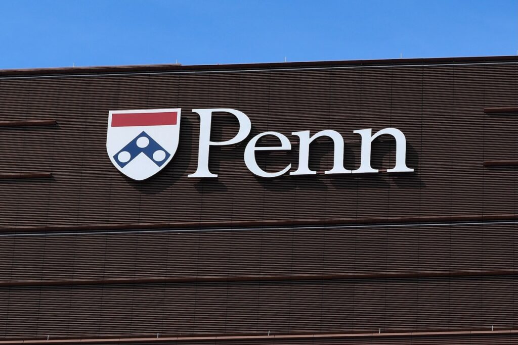 Private: University of Pennsylvania confirms hacker stole data during cyberattack PHILADELPHIA, PA - JULY 17: A general view of the Penn Shield University of Pennsylvania logo on July 17, 2025, at the University of Pennsylvania, in Philadelphia, PA.