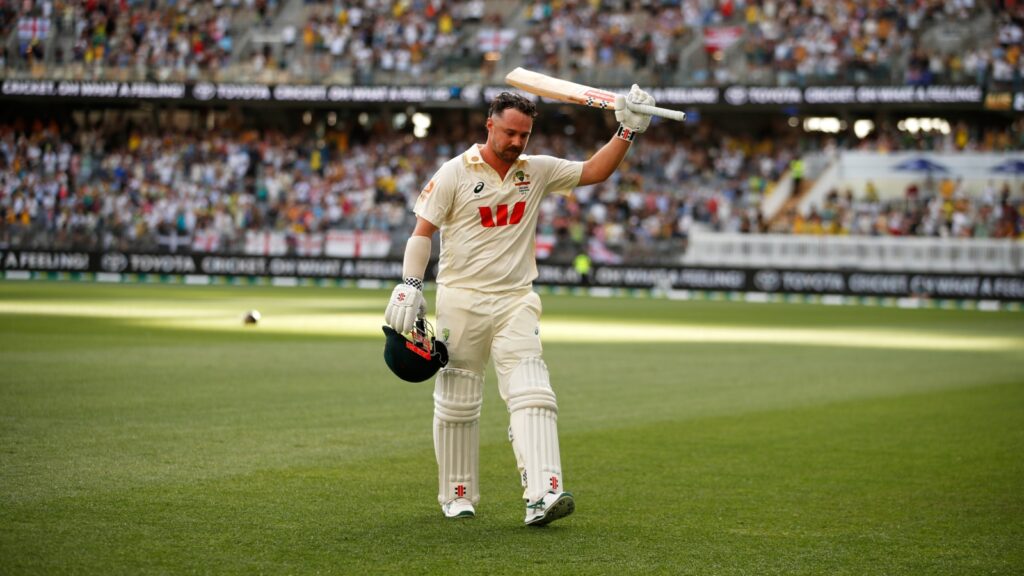 Australia batter Travis Head in action during the first Ashes against England. (PHOTO: AP)