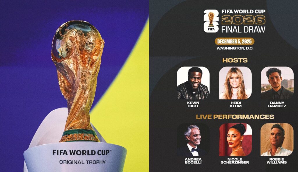 FIFA World Cup 2026 Draw: Heidi Klum, Kevin Hart to Co-Host Star-Studded Event