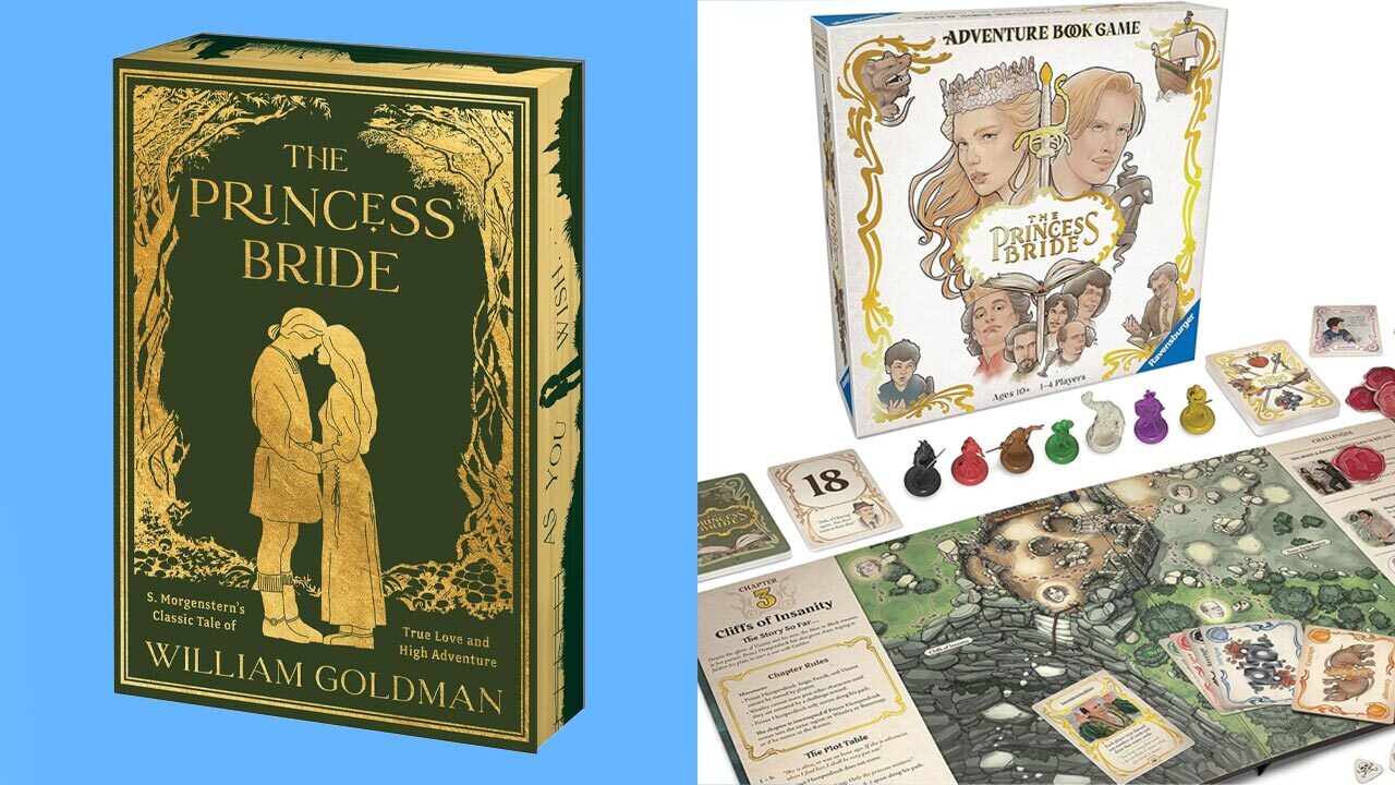 The Princess Bride book and board game