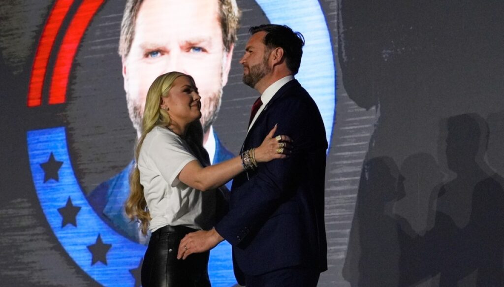 Erika Kirk vows to get Vance ‘elected for 48’ at AmericaFest