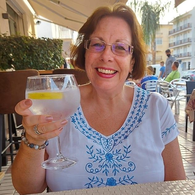 Another passenger, Tracy-Ann Kitching (pictured) claimed that she believed that the woman, 89, was already dead when her family wheeled her onto the the plane