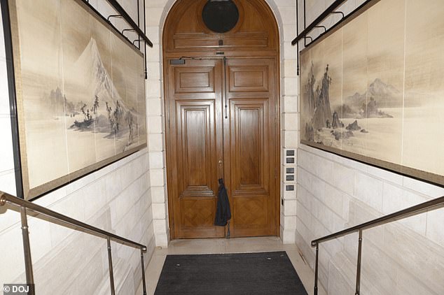 Jeffrey Epstein's Manhatttan brownstone is pictured in a release by the Department of Justice