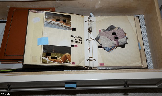 The women appeared lounging on sun chairs and by the pool