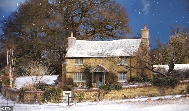 The presenters then proceed to knock on the cottage's famous front door - but there is no answer