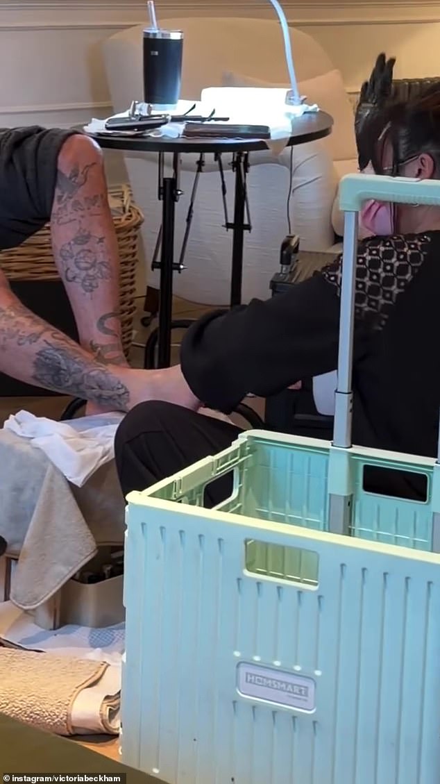 The fashion designer gave fans an insightful look into the family's preparation ahead of the festive celebrations