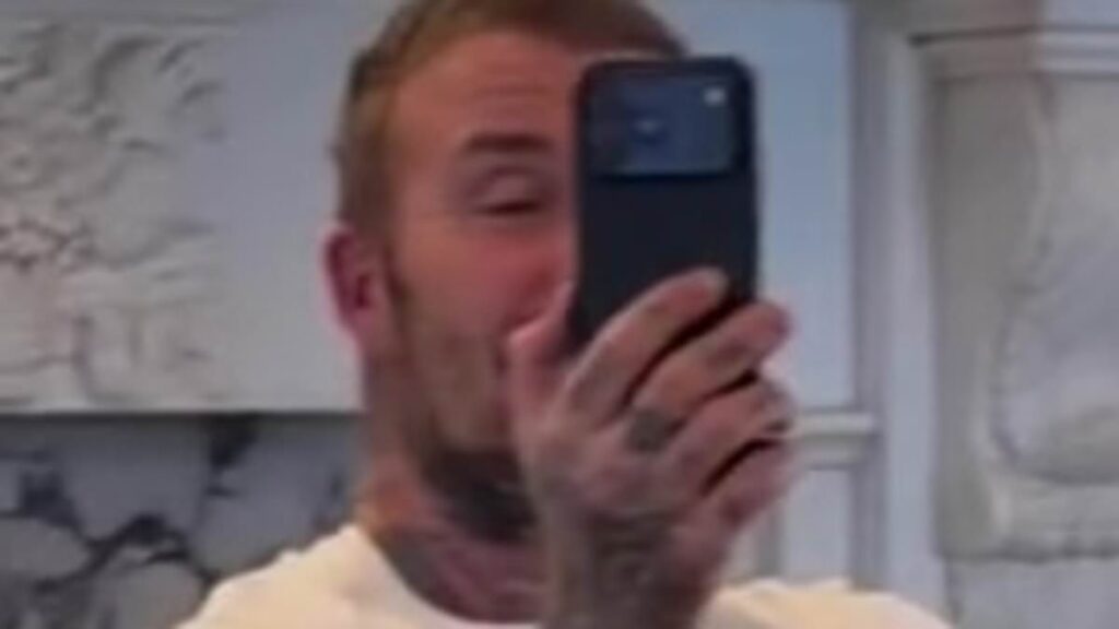 The Beckhams' cosy Christmas! Victoria shares picture of David getting a home pedicure, Romeo and Harper make memories and Cruz sings Spice Girls songs as the family put a brave face on after Brooklyn blocked them