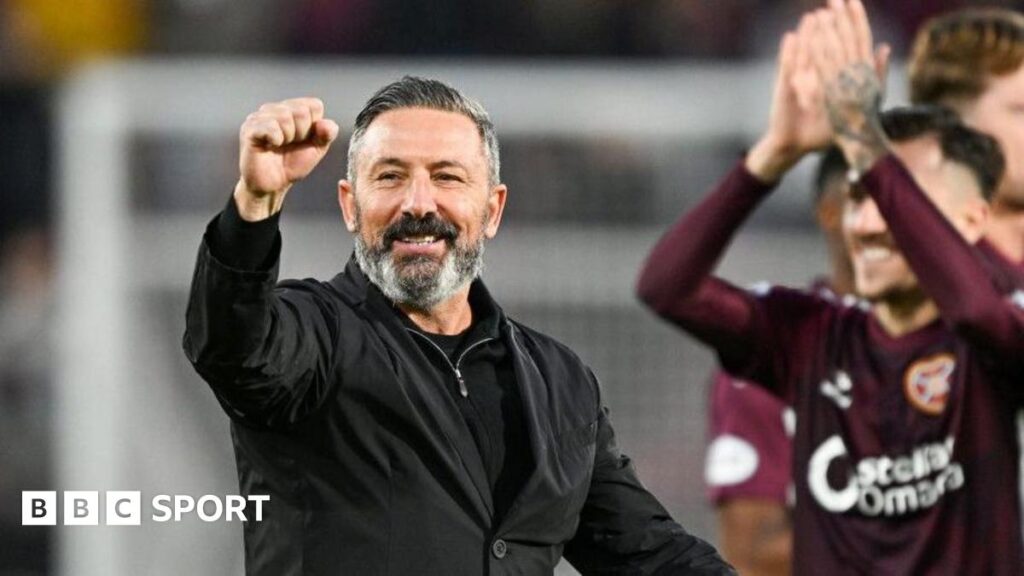 Hearts head coach Derek McInnes