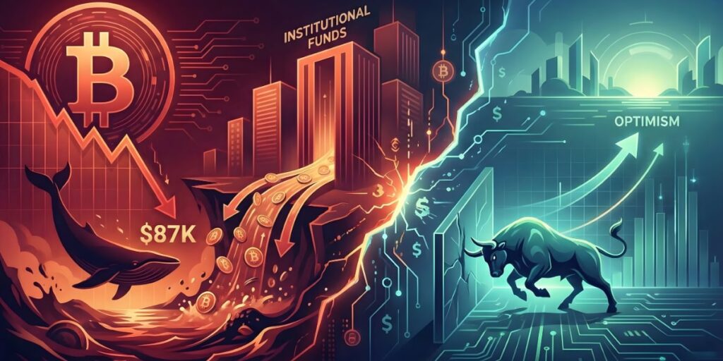 Bitcoin Slides To 87k 952m Outflows Clash With Institutional Optimism