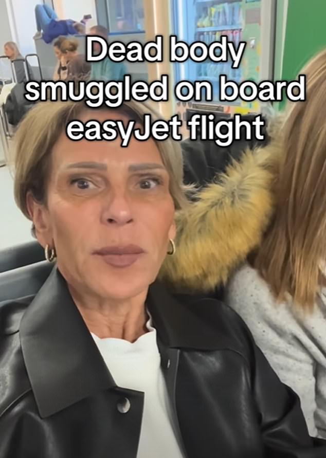 Passenger Petra Boddington (pictured) took to Facebook to claim that the elderly British passenger was 'clearly not ok' when she boarded the flight from Malaga to Gatwick