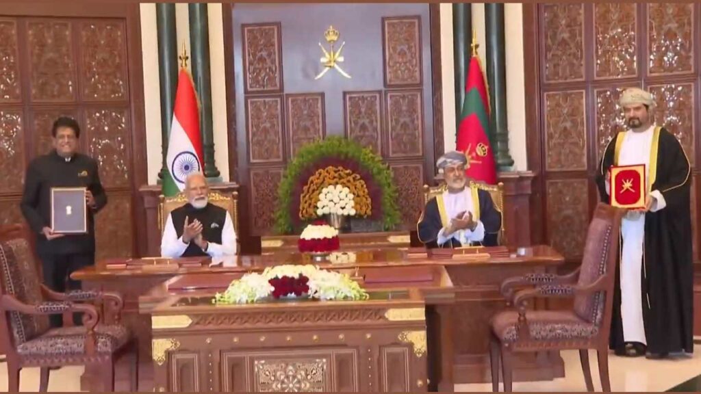 India & Oman Sign CEPA To Deepen Economic & Trade Relations