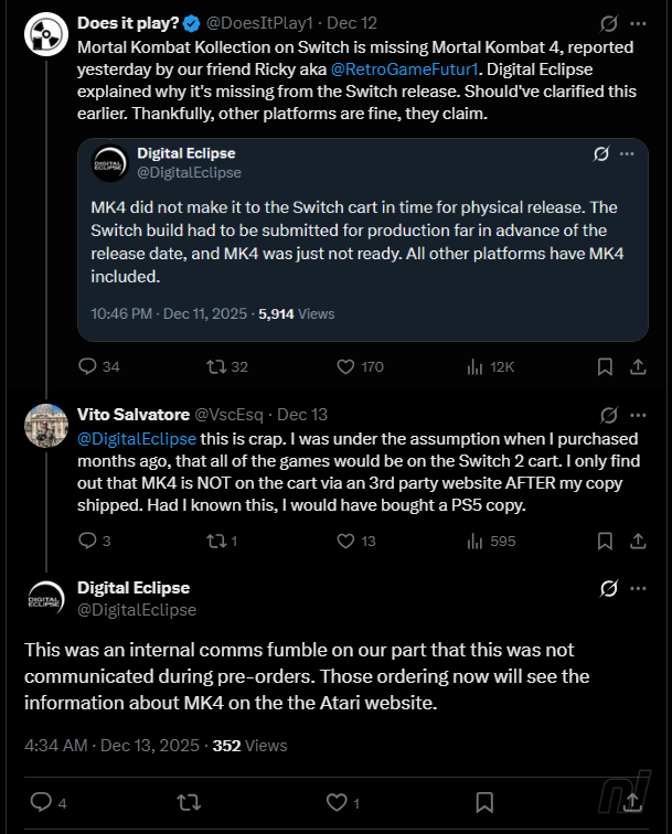 Mortal Kombat - Digital Eclipse