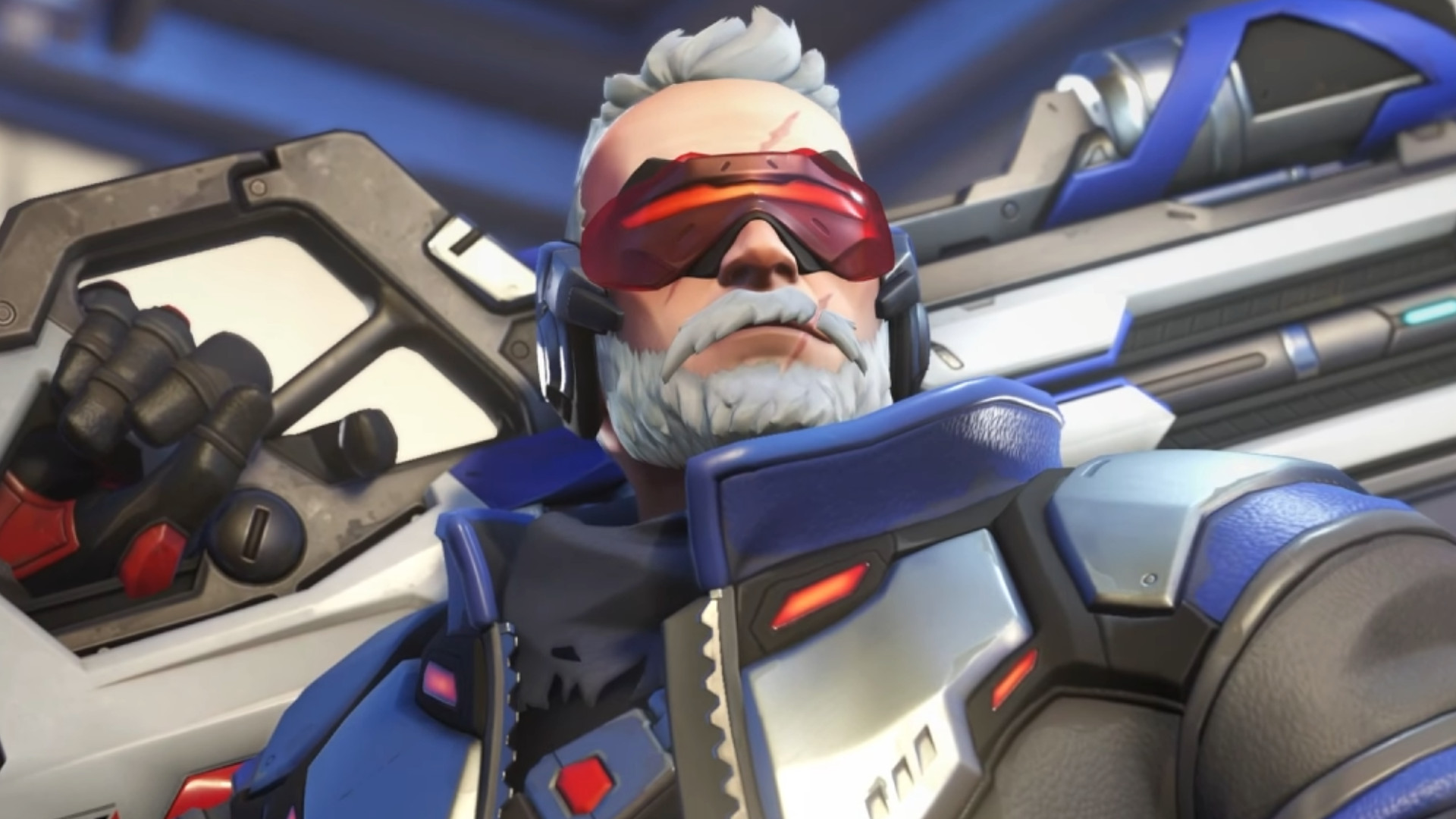 Overwatch 2 aim assist changes - Soldier 76.