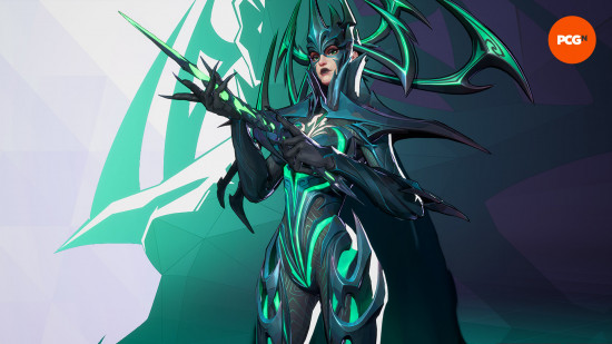 Marvel Rivals tier list: Hela with her spiky green attire