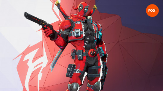 Marvel Rivals tier list: Deadpool in his red and black suit