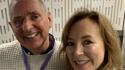 Ed Stewart Ed Stewart with Dr Sian Williams 