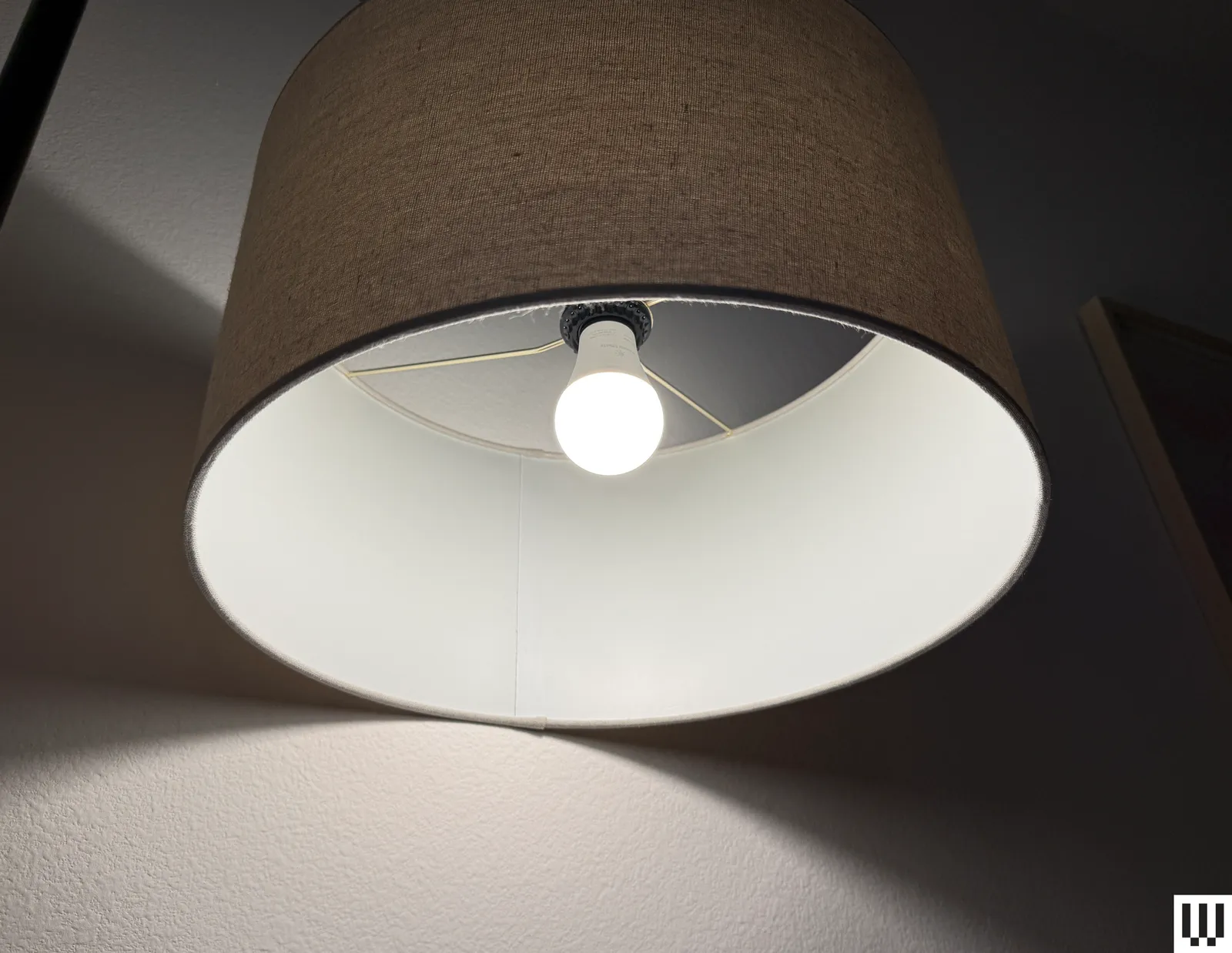 Image may contain Lamp Lampshade and Ceiling Light