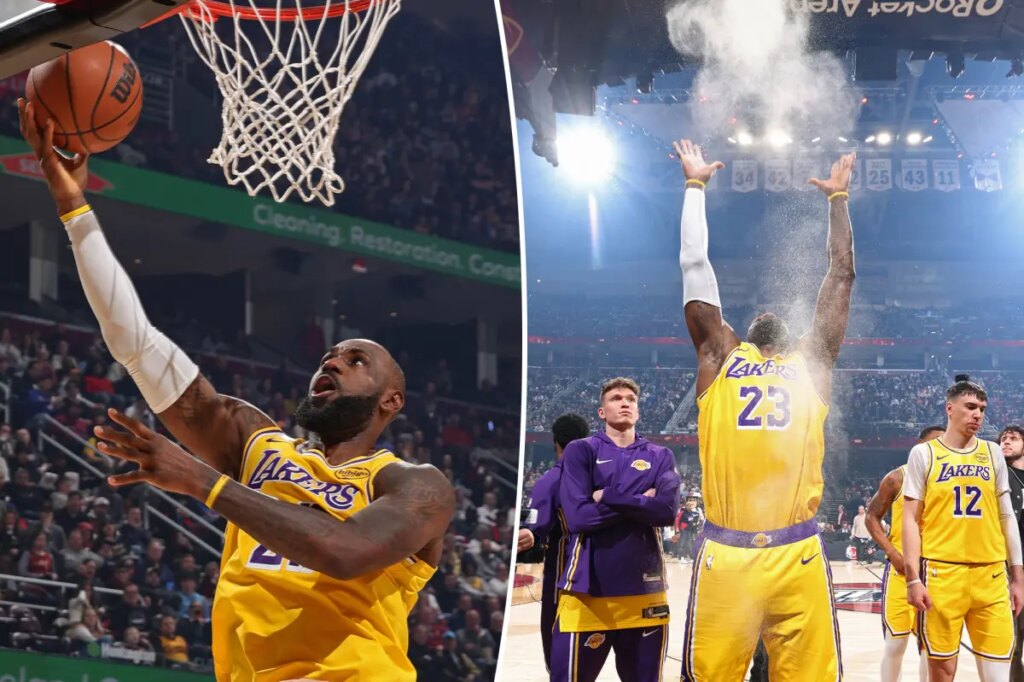 LeBron James’ return to Cleveland spoiled by another double-digit Lakers loss