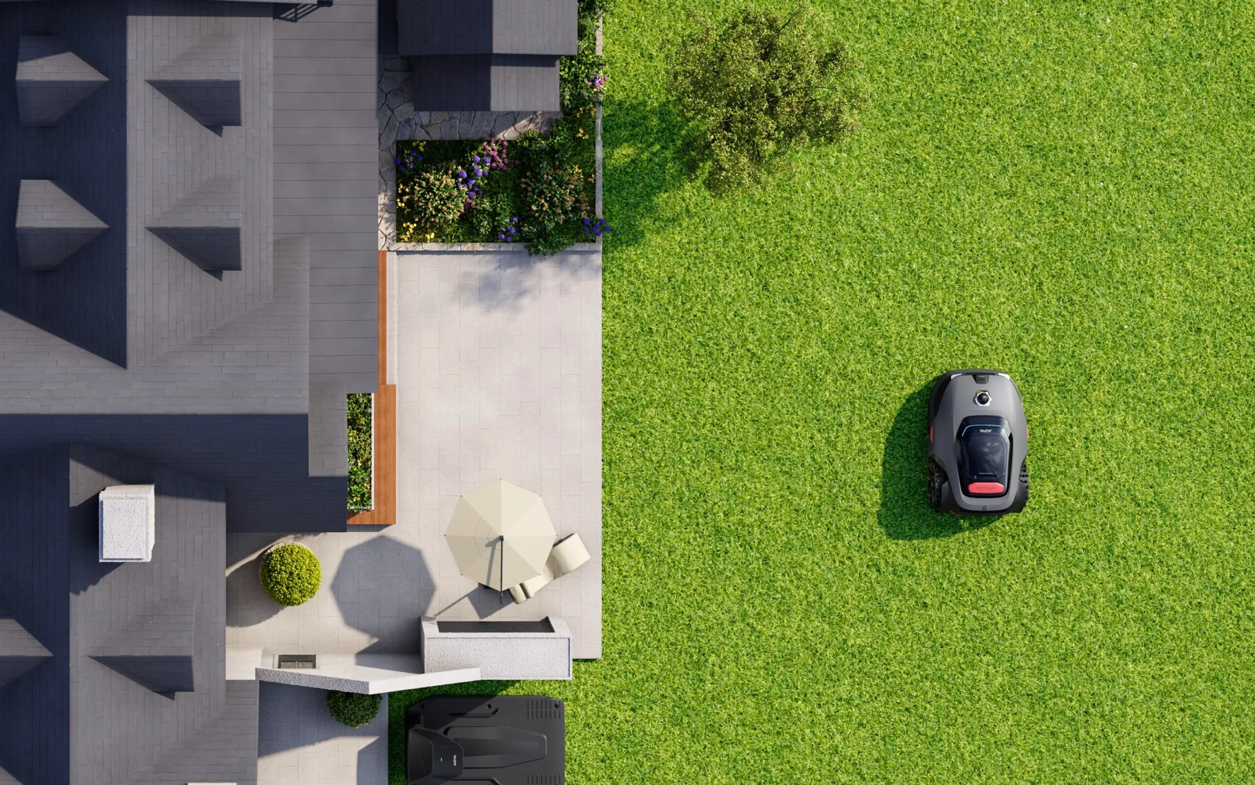 LiDAX Ultra lawn mower by Mova. 