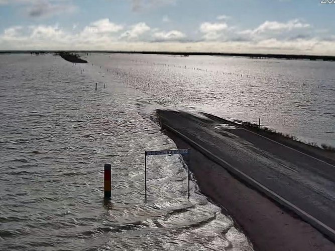 Roads have been flooded across the Gulf of Carpentaria. Picture: Carpentaria Shire Council
