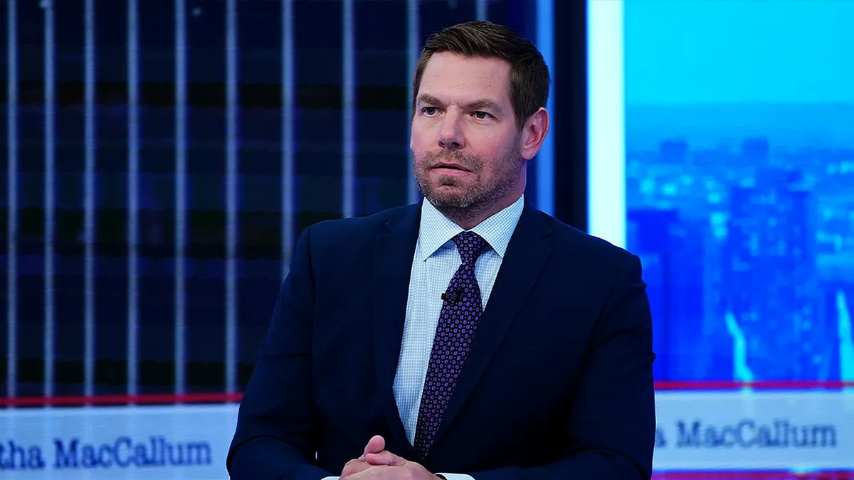 Representative Eric Swalwell at Fox News Studio