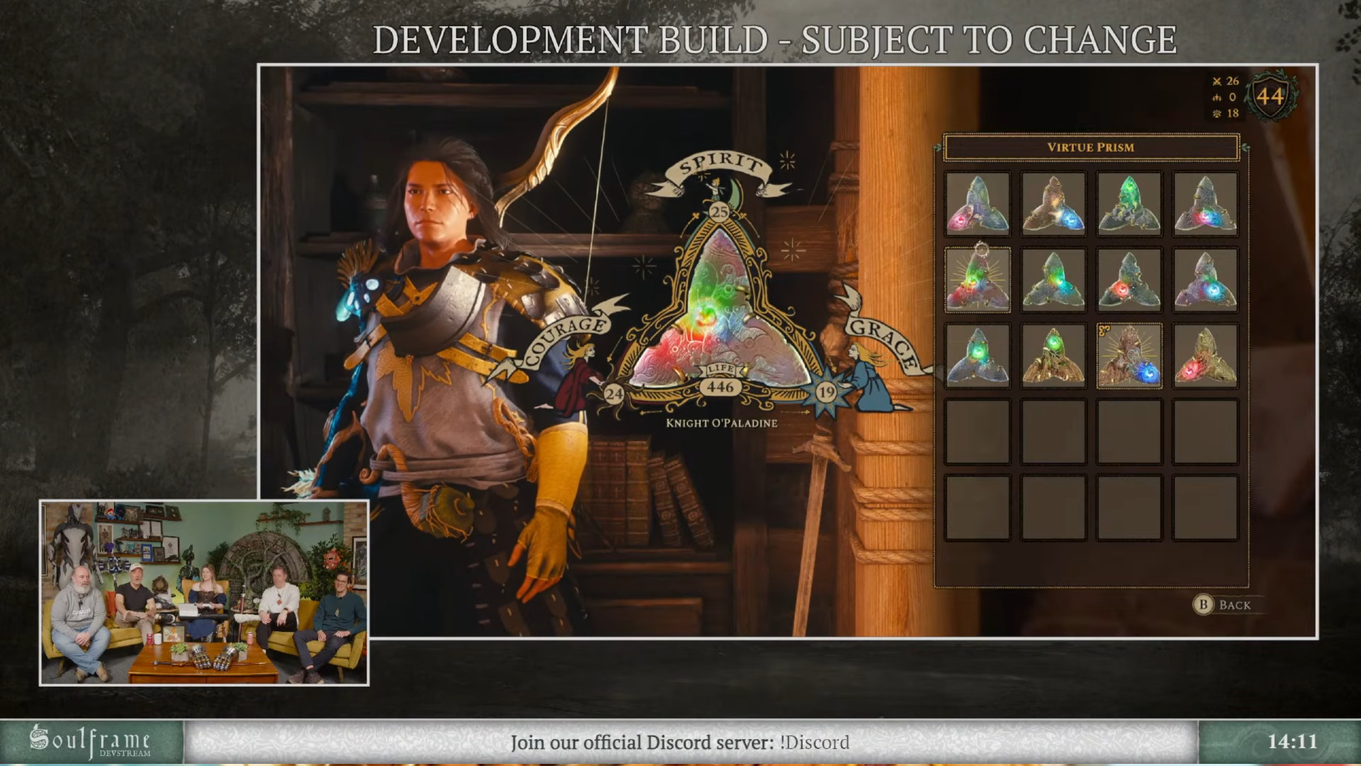 Soulfram Devstream 12 - The new Virtue Prisms.