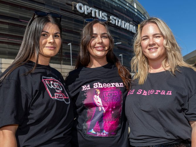 Billie Jones, Stephanie Cullen and Jazmin Charles. 