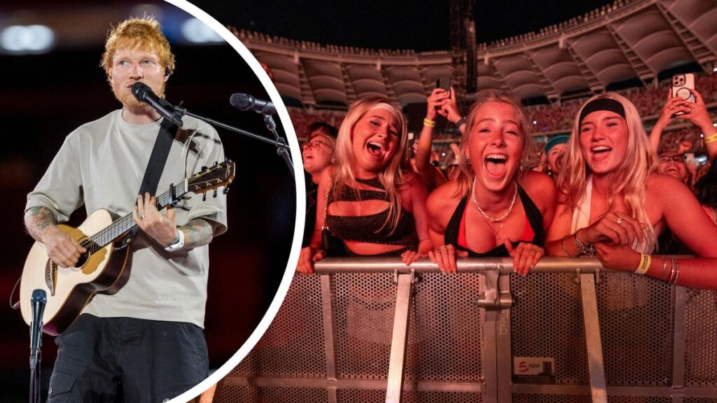 Ed Sheeran Perth: Tens of thousands of Ed Heads descend on Optus Stadium for sold-out gig