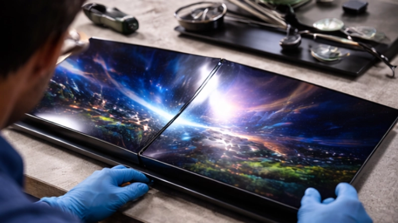 Foldable OLED TVs