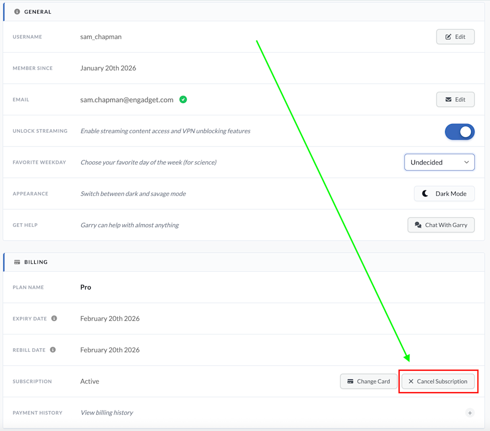 You can reach this page by logging into your account on Windscribe.com.