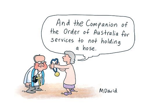 Morrison’s Companion of the Order for Gaslighting Australia