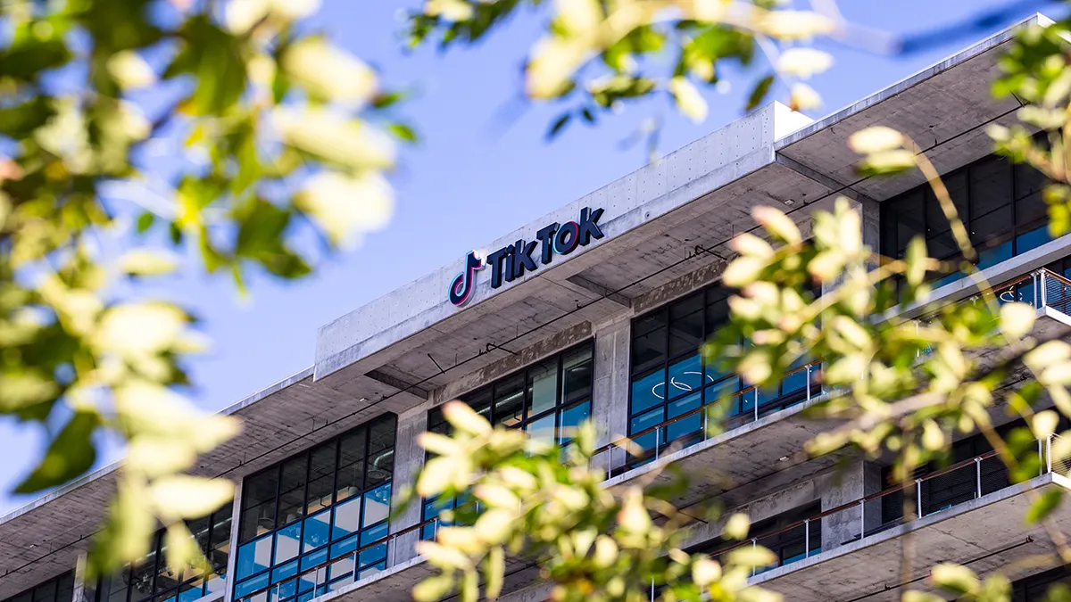 Street view of the TikTok building.